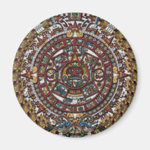 Aztec Calendar Fridge Magnet
