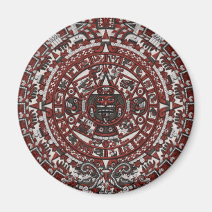 Aztec Calendar Fridge Magnet