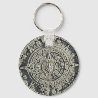 Aztec Calendar Key Ring