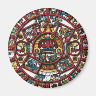 Aztec Calendar Magnet