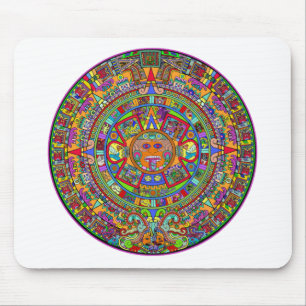 Aztec Calendar Mouse Pad