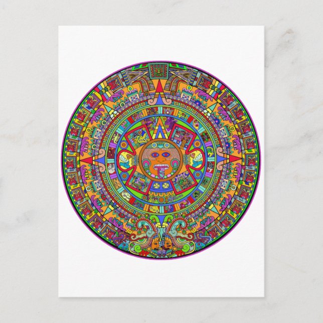 Aztec Calendar Postcard (Front)