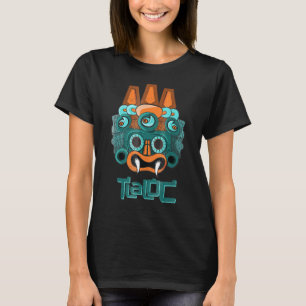 Aztec Calender Tlaloc Aztec Maya Inca Culture T-Shirt