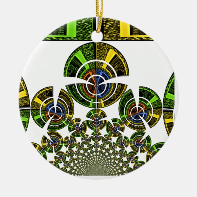 Aztec Ceramic Ornament (Front)