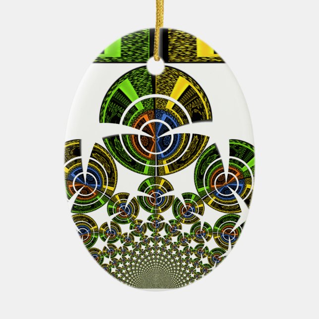 Aztec Ceramic Ornament (Front)