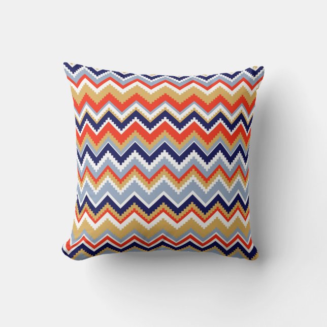 Aztec Chevron #11 @ VictoriaShaylee Cushion (Front)