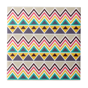 Aztec Chevron #5 @ VictoriaShaylee Ceramic Tile
