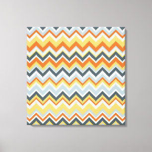 Aztec Chevron #9 at VictoriaShaylee Canvas Print