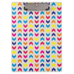 Aztec Chevron colourful Clipboard
