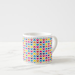 Aztec Chevron colourful Espresso Cup