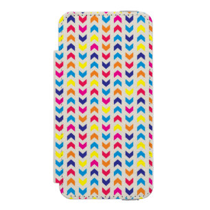 Aztec Chevron colourful Incipio Watson™ iPhone 5 Wallet Case