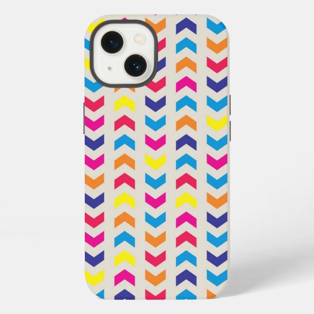 Aztec Chevron colourful iPhone Case (Back)