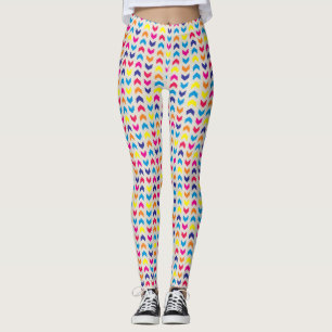 Aztec Chevron colourful Leggings