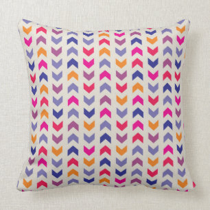 Aztec Chevron colourful pattern Cushion