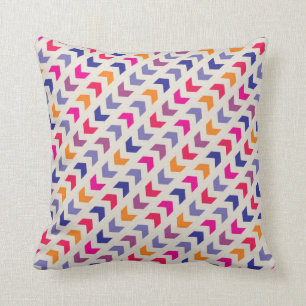 Aztec Chevron colourful pattern Cushion