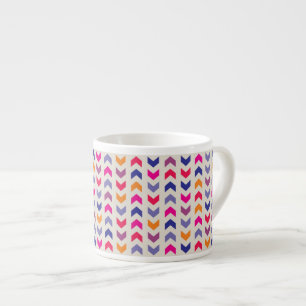 Aztec Chevron colourful pattern Espresso Cup