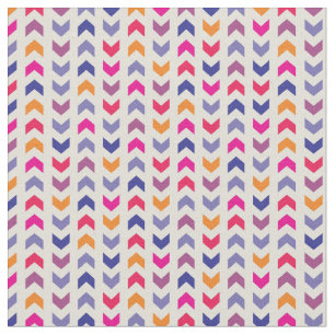 Aztec Chevron colourful pattern Fabric