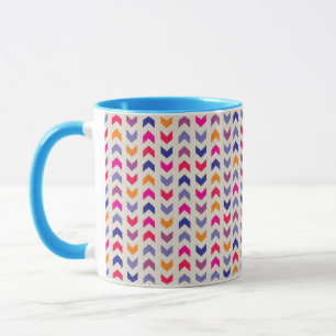 Aztec Chevron colourful pattern Mug