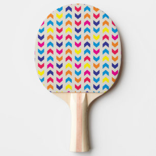 Aztec Chevron colourful Ping Pong Paddle