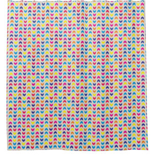 Aztec Chevron colourful Shower Curtain