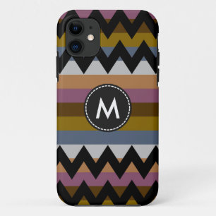 Aztec Chevron Stripes Pattern #6 iPhone 11 Case