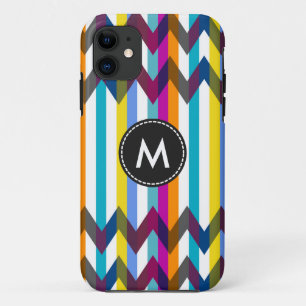 Aztec Chevron Stripes Pattern #8 iPhone 11 Case