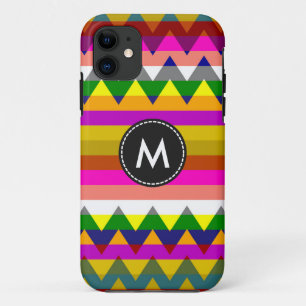 Aztec Chevron Stripes Pattern #9 iPhone 11 Case