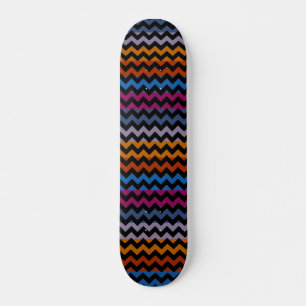 Aztec Chevron Zigzag Stripe Pattern 8 Skateboard