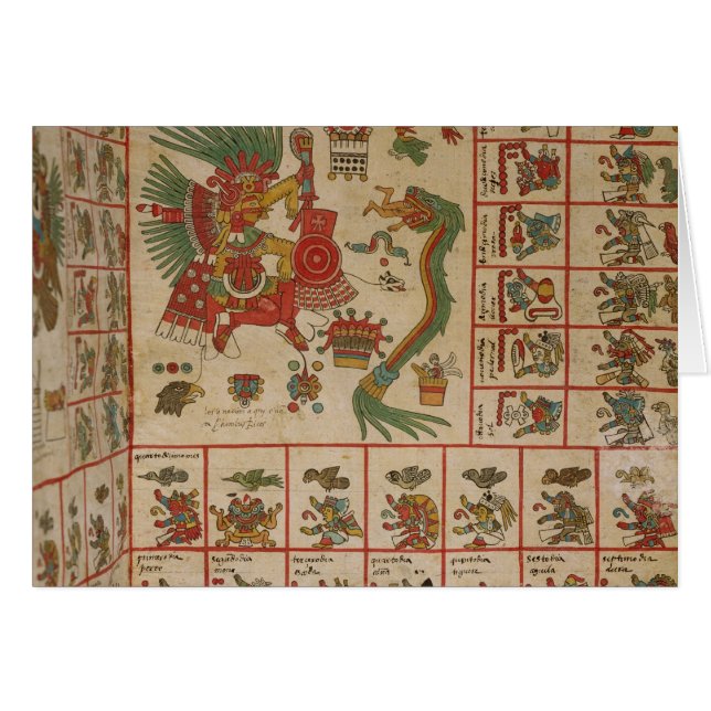 Aztec Codex Borbonicus (Front Horizontal)