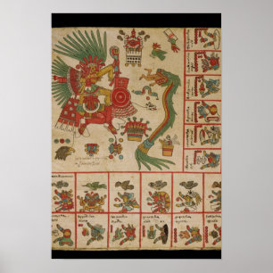 Aztec Codex Borbonicus Poster