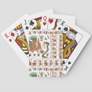 Aztec Codex Scene  Playing Cards