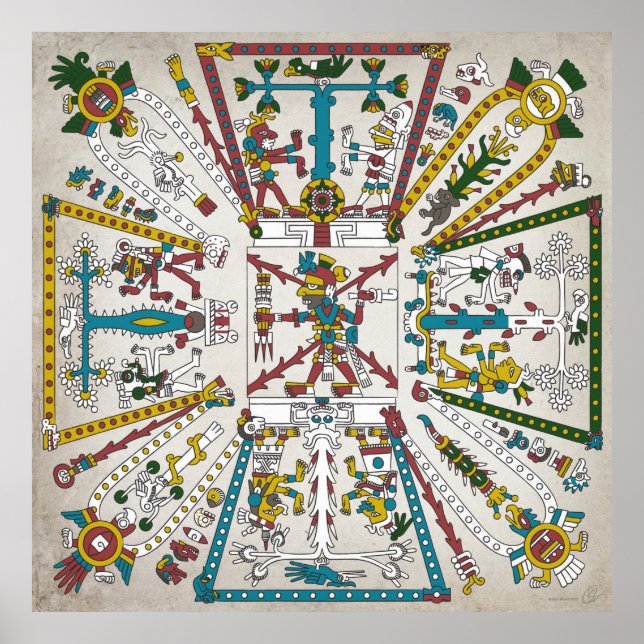 Aztec Cosmos  Poster (Front)