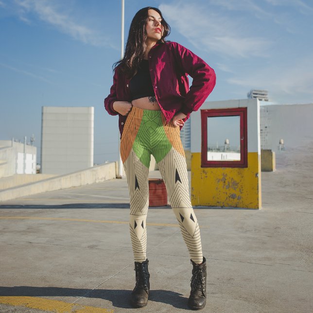 Aztec Culture Art Capri Leggings (Creator Uploaded)