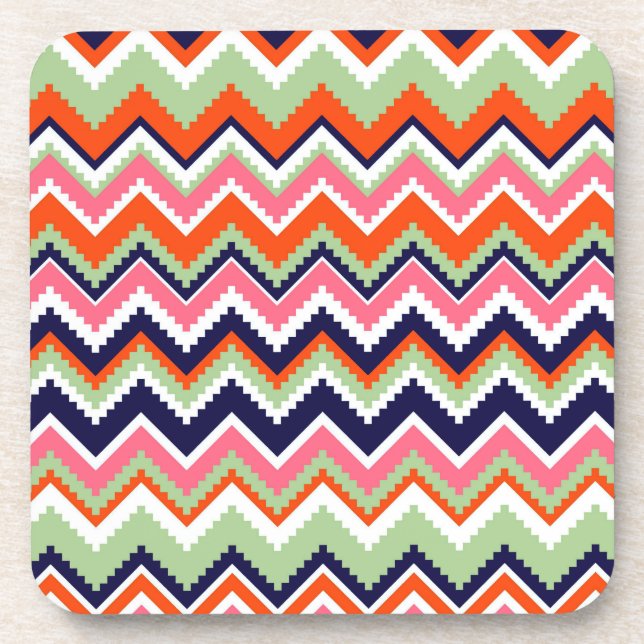 Aztec Design #10 at JessicaSuzzette Coaster (Front)