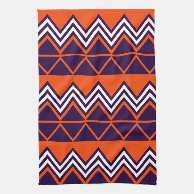 Aztec Design #12 at JessicaSuzzette Tea Towel (Vertical)