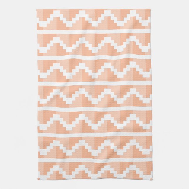 Aztec Design #2 at JessicaSuzzette Tea Towel (Vertical)