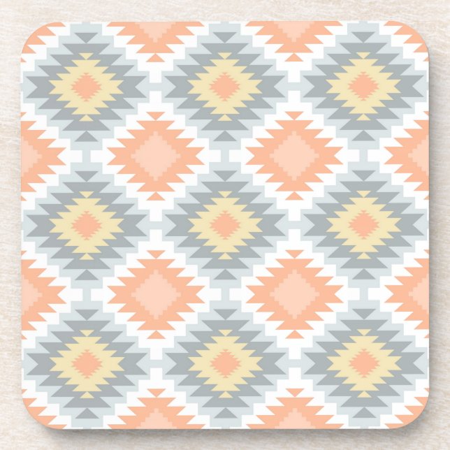 Aztec Design #3 at JessicaSuzzette Coaster (Front)