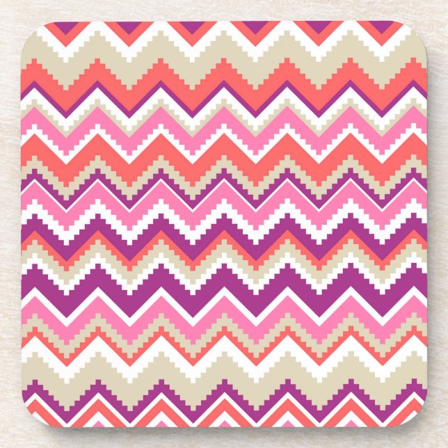 Aztec Design #4 at JessicaSuzzette Coaster (Front)