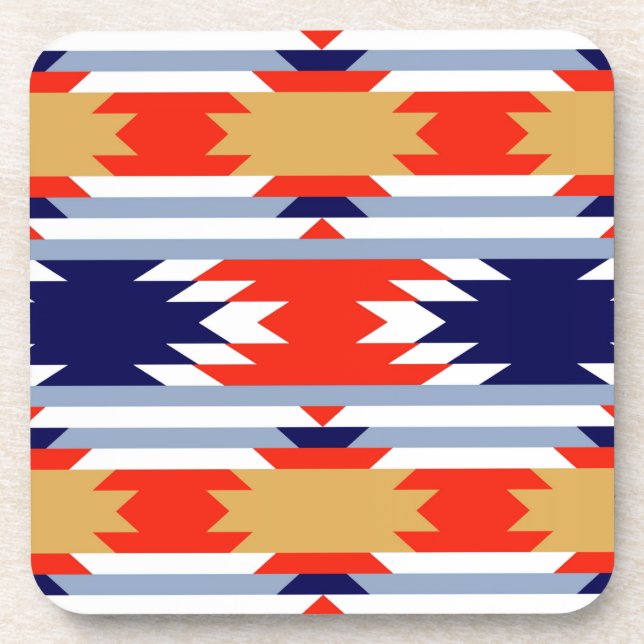 Aztec Design #7 at JessicaSuzzette Coaster (Front)