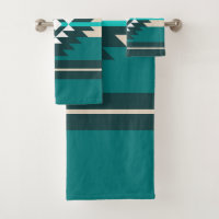 Aztec design in turquoise colour