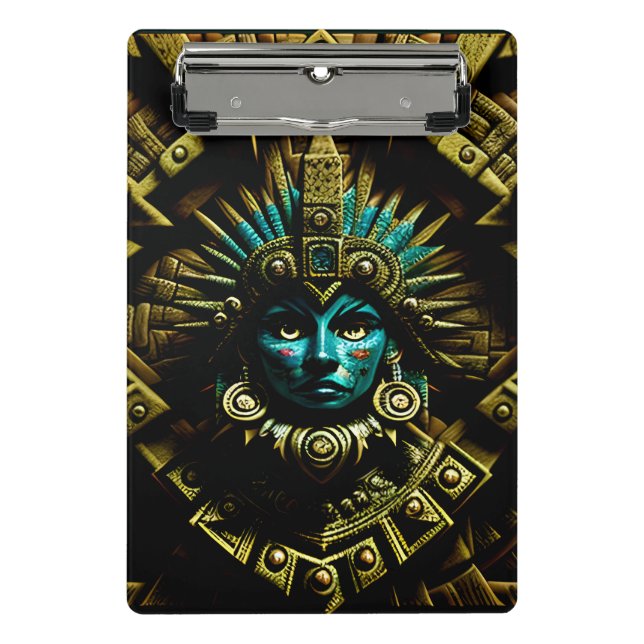 Aztec Design Pattern Two Mini Clipboard (Front)