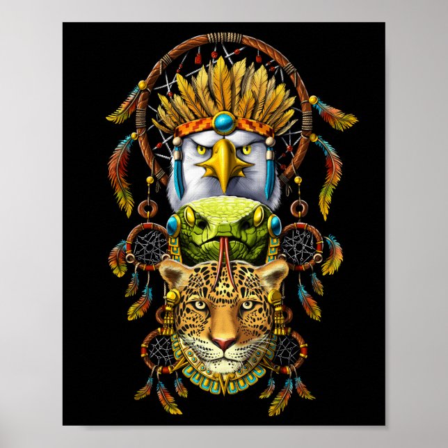 Aztec Dreamcatcher Poster (Front)