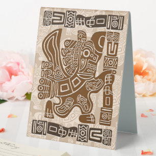 Aztec Eagle Warrior Tribal Ancient Art