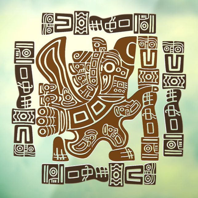 Aztec Eagle Warrior Tribal Ancient Art (Sheet 3)