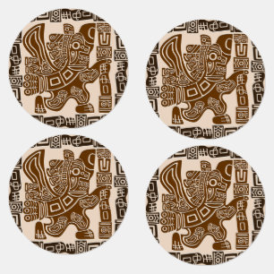Aztec Eagle Warrior Tribal Ancient Art