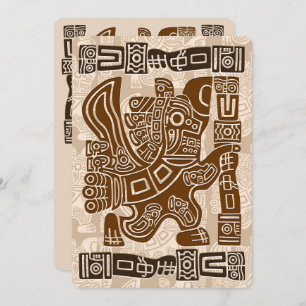 Aztec Eagle Warrior Tribal Ancient Art Program