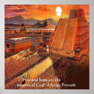 Aztec Gods Posters & Photo Prints | Zazzle AU