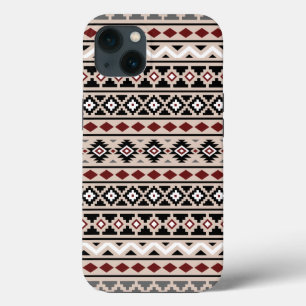Aztec Essence II Ptn Black White Grey Red Sand iPhone Case