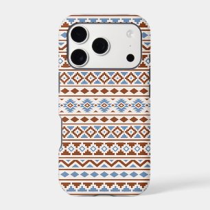Aztec Essence Pattern II Rust Blue Cream