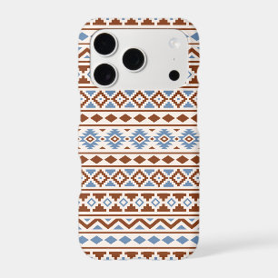 Aztec Essence Pattern II Rust Blue Cream